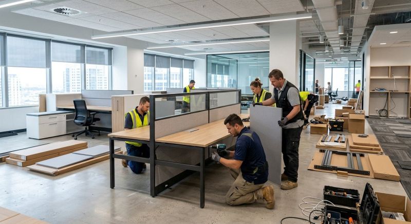 Standing Desk Assembly in Littleton, CO