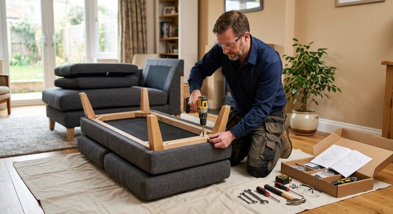 Couch Assembly in Denver, CO