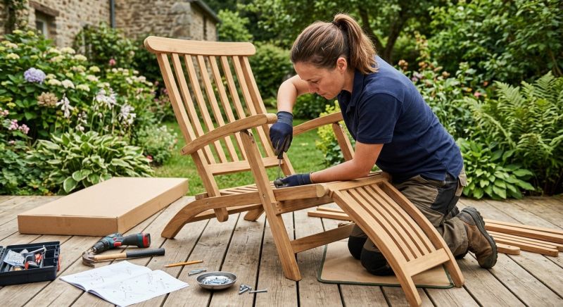 Deck Chair Assembly in Overland Park, KS