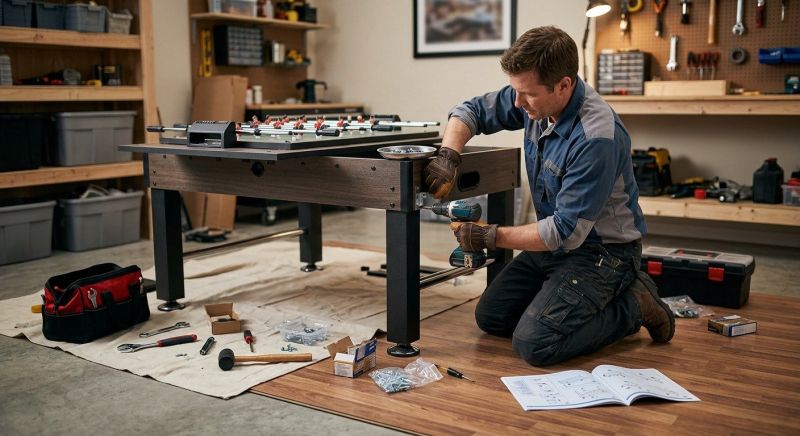 Game Table Assembly in Overland Park, KS