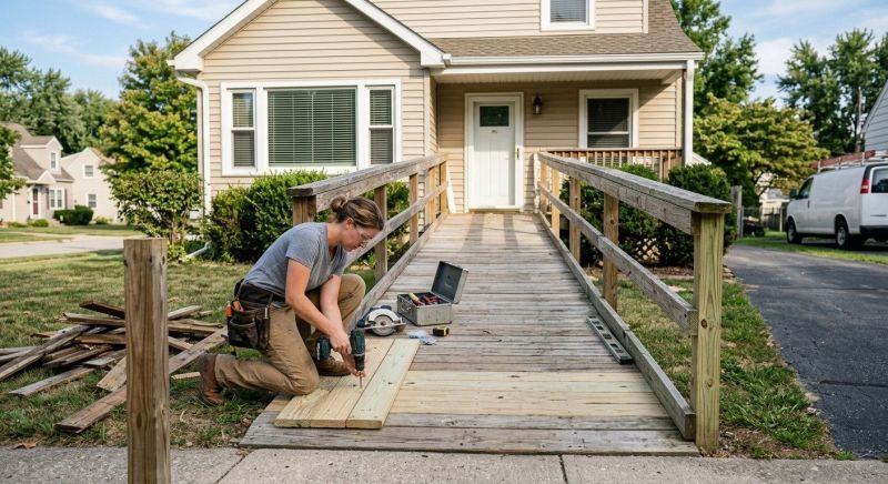 Handicap Ramp Repair in Wilmington, NC