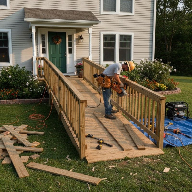 Handicap Ramp Repair in Overland Park, KS
