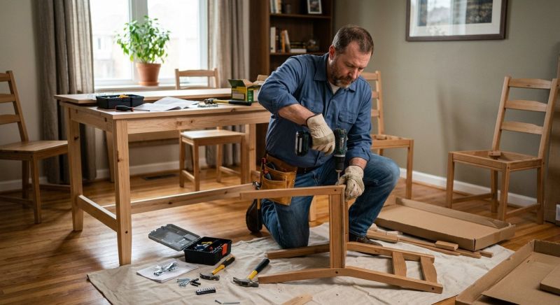 Kitchen Table Assembly in Denver County, CO