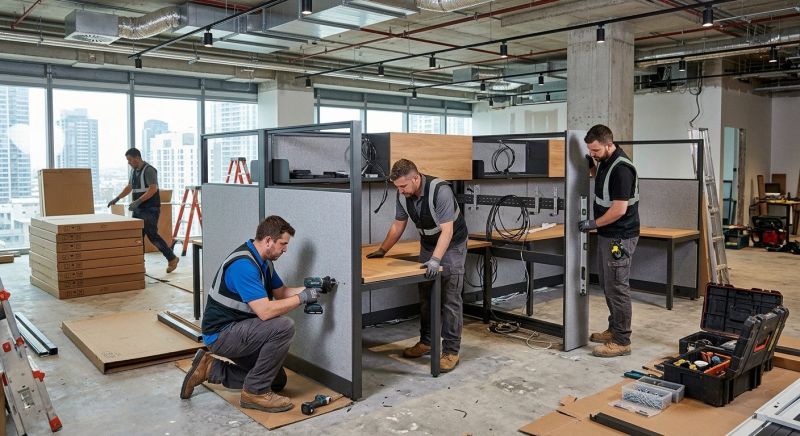 Office Desk Assembly in Overland Park, KS