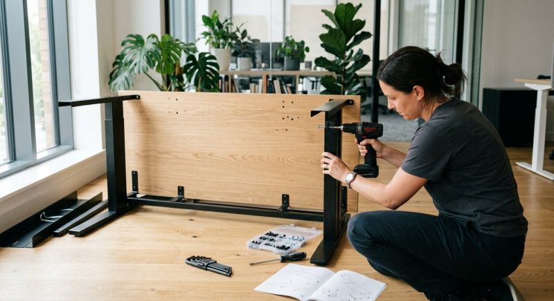 Standing Desk Assembly in Overland Park, KS