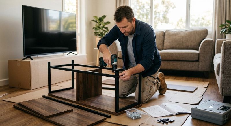 Tv Cabinet Assembly in Alpharetta, GA