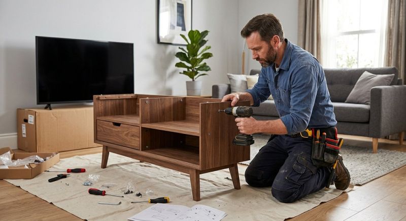 Tv Cabinet Assembly in Denver, CO