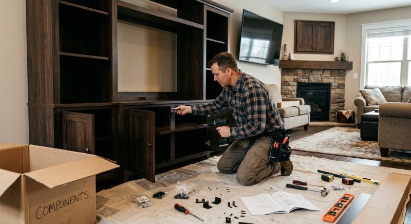 Tv Stand Assembly in Alpharetta, GA