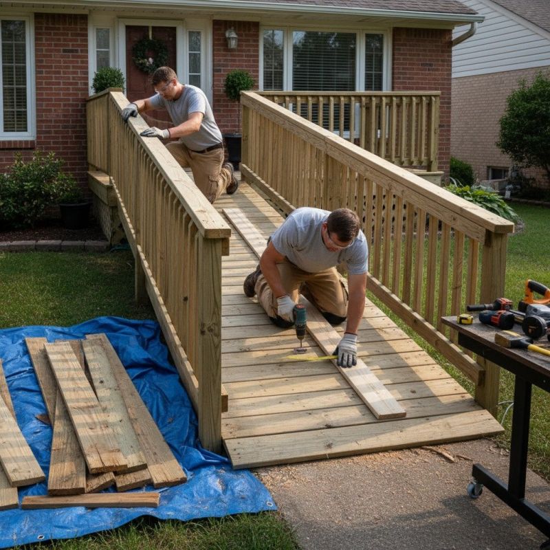 Wood Ramp Repair in Alpharetta, GA