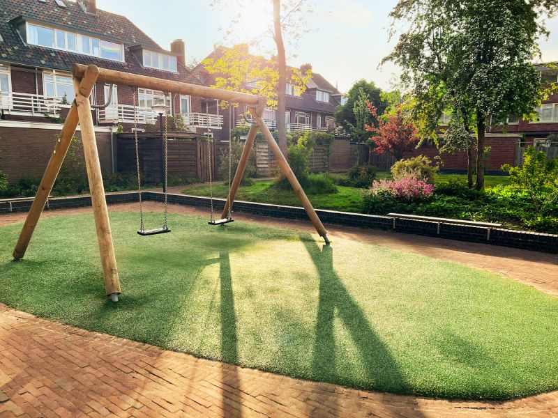 Wooden Swing Set Installation in Kansas City, KS